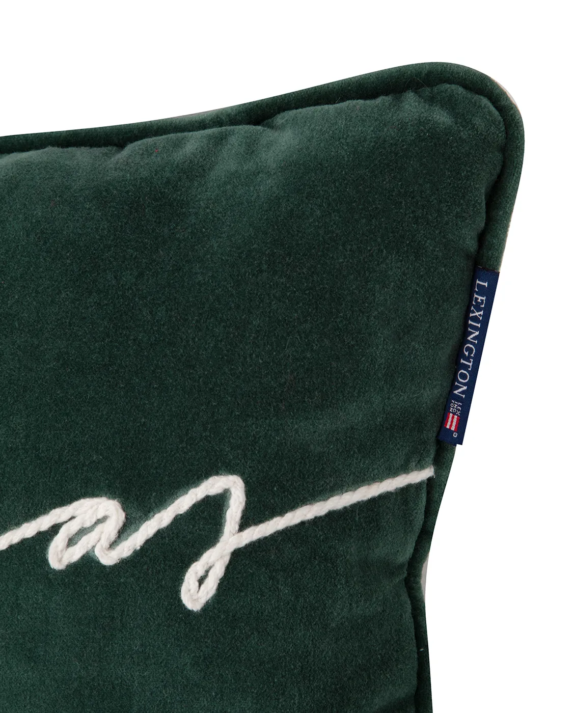 Happy Cotton Velvet pude 30x50 cm, Green Lexington