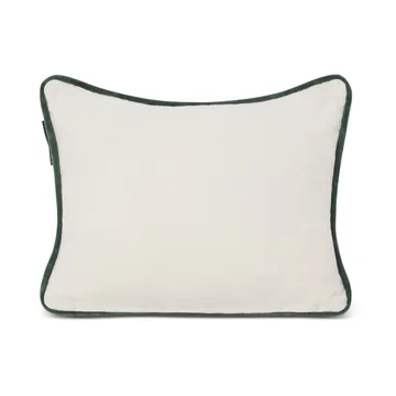 Holiday Car Organic Cotton Velvet pude 30x40 cm - White/Red multi - Lexington