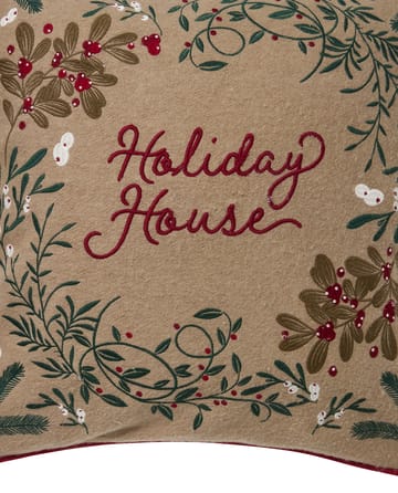 Holiday House ullmix pudebetræk 50x50 cm - Beige-multi - Lexington