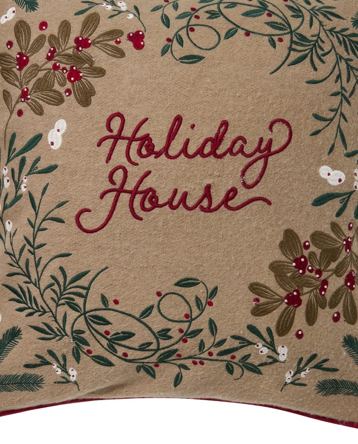 Holiday House ullmix pudebetræk 50x50 cm, Beige-multi Lexington