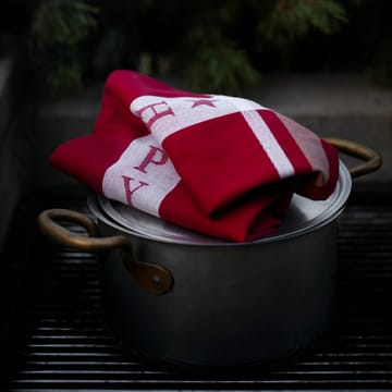 Holiday viskestykke 50x70 cm - Rød/Hvid - Lexington
