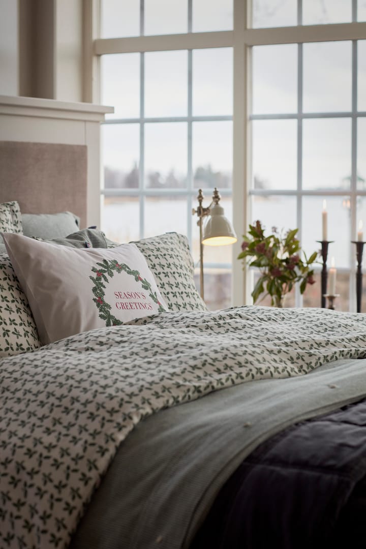 Holly Printed Cotton Sateen sengesæt - 2x50x60 cm, 220x220 cm - Lexington