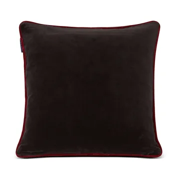 Holly Wrath Cotton Velvet pudebetræk 50x50 cm - Dark grey/Green/Red - Lexington