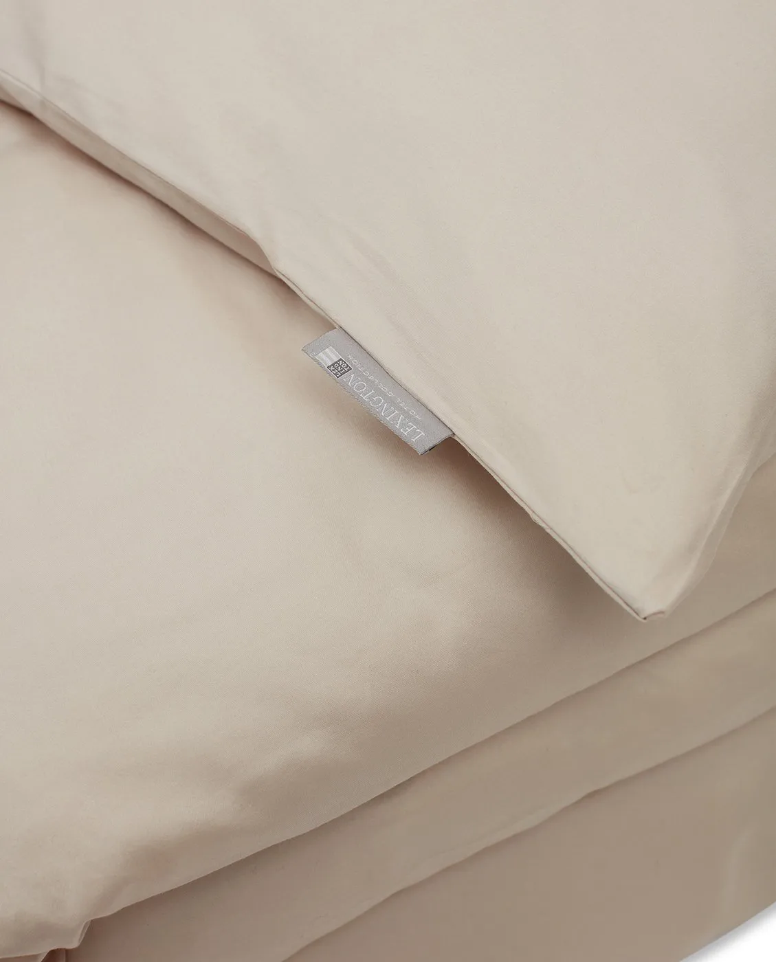 Hotel Cotton Sateen dynebetræk 150x210 cm, Light sand Lexington