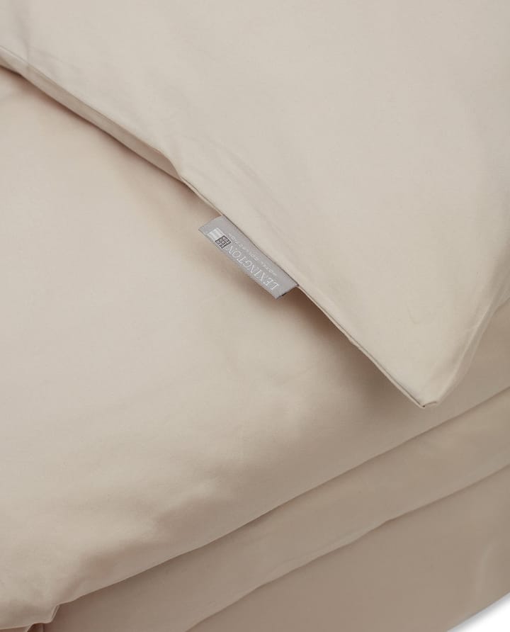 Hotel Cotton Sateen dynebetræk 150x210 cm, Light sand Lexington