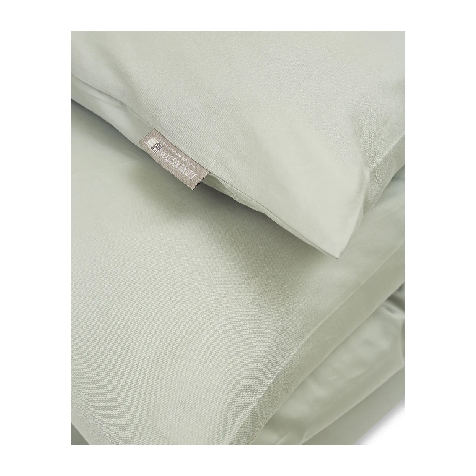 Hotel Cotton Sateen dynebetræk 150x210 cm, Sage green Lexington