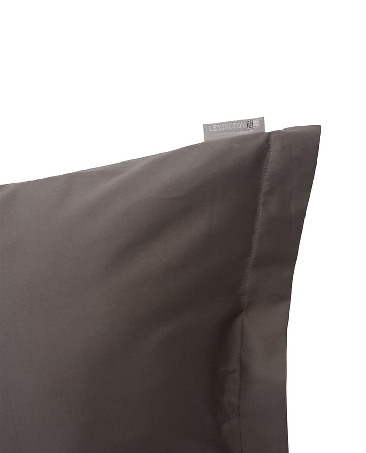 Hotel Cotton Sateen pudebetræk 50x90 cm, Charcoal grey Lexington