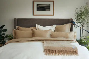Hotel Cotton Sateen pudebetræk 50x90 cm - Lysbeige - Lexington