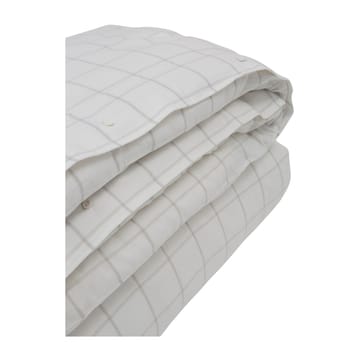 Hotel Light Flannel dynebetræk 220x220 cm - Hvid/Lysbeige - Lexington