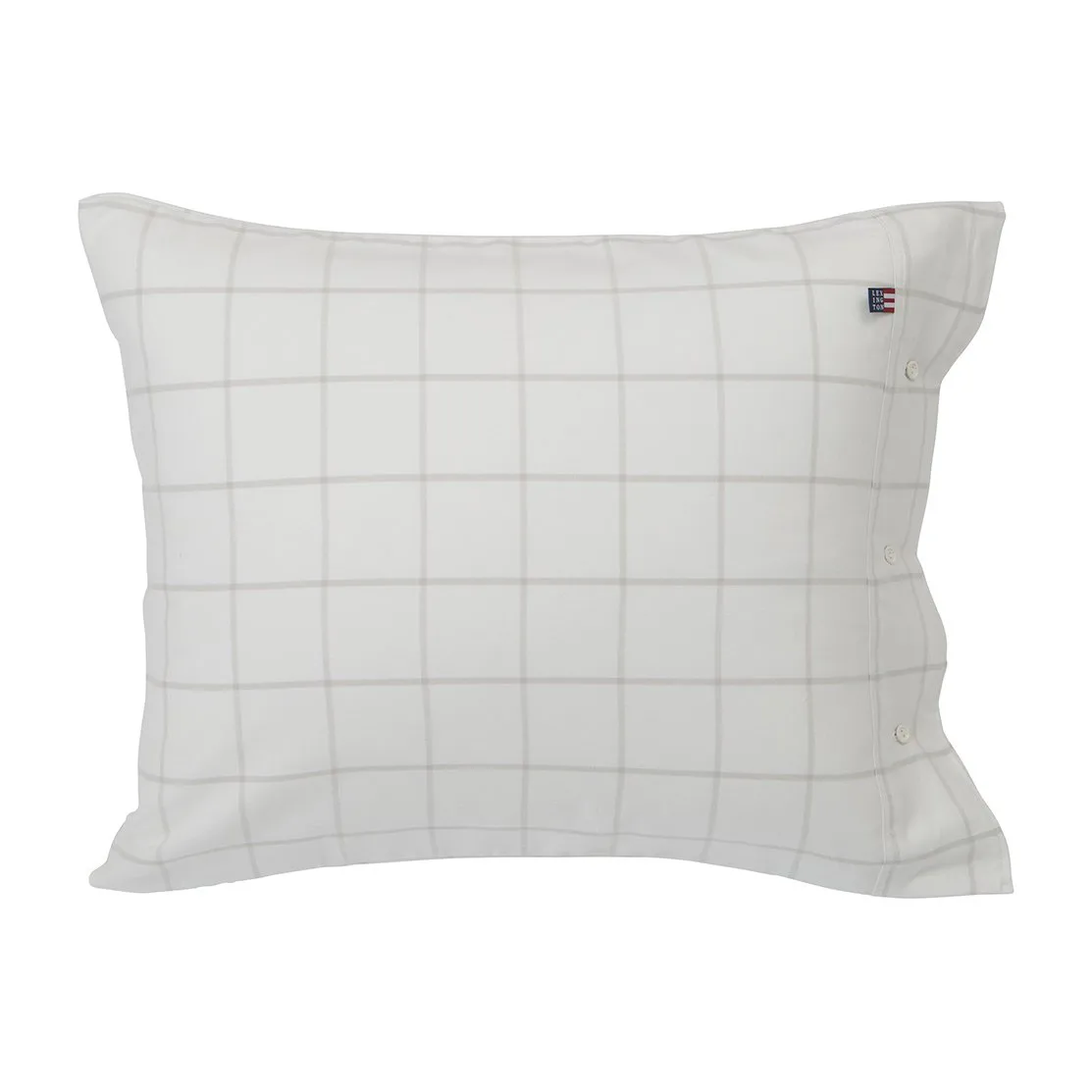 Hotel Light Flannel pudebetræk 50x90 cm, Hvid/Lysbeige Lexington