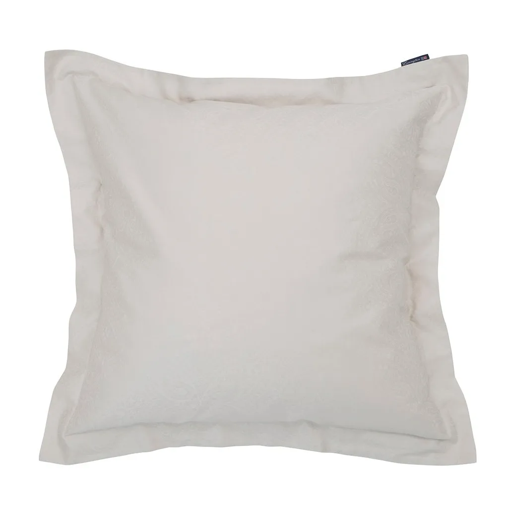 Hotel Sateen Jacquard pudebetræk 65x65 cm, Lysbeige Lexington