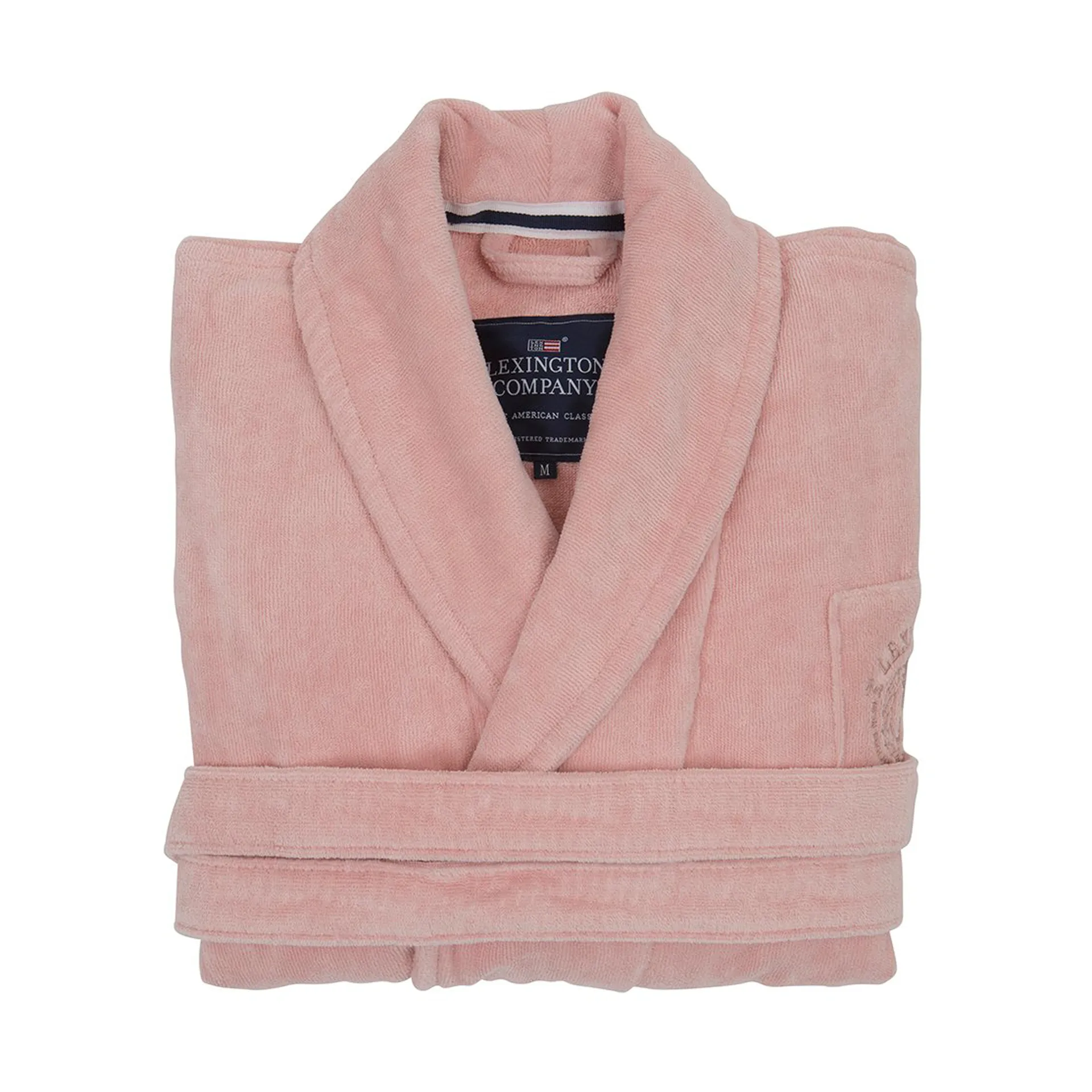 Hotel Velour morgenkåbe XL, Pink Lexington