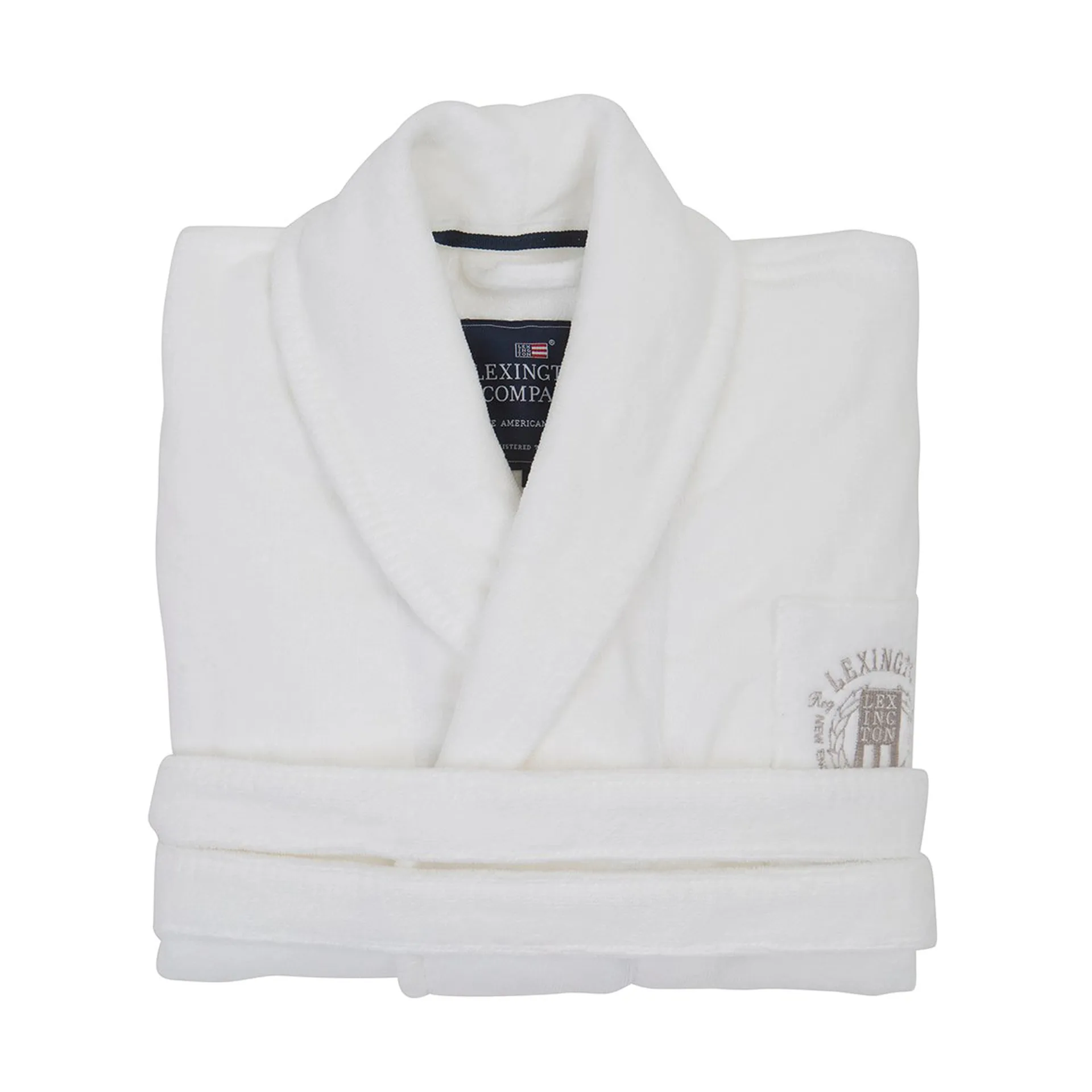 Hotel Velour morgenkåbe XS, White Lexington