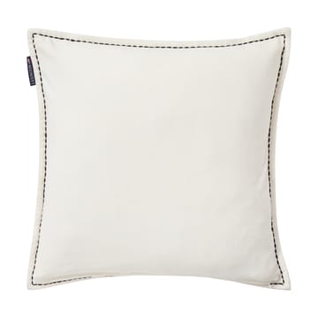 House økologisk bomuldsfløjl pudebetræk 50x50 cm - White-multi - Lexington