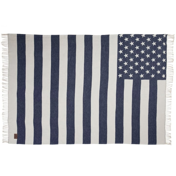 Icons Flag plaid 130x170 cm - White/Navy - Lexington