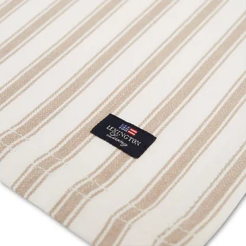 Icons Herringbone Striped dækkeserviet 40x50 cm - Beige/White - Lexington