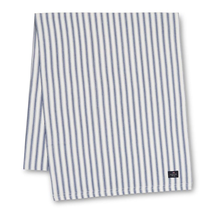 Icons Herringbone Striped løber 50x150 cm - Blue/White - Lexington
