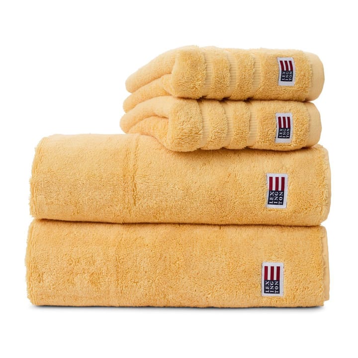 Icons Original badehåndklæde 70x130 cm - Sunny yellow - Lexington