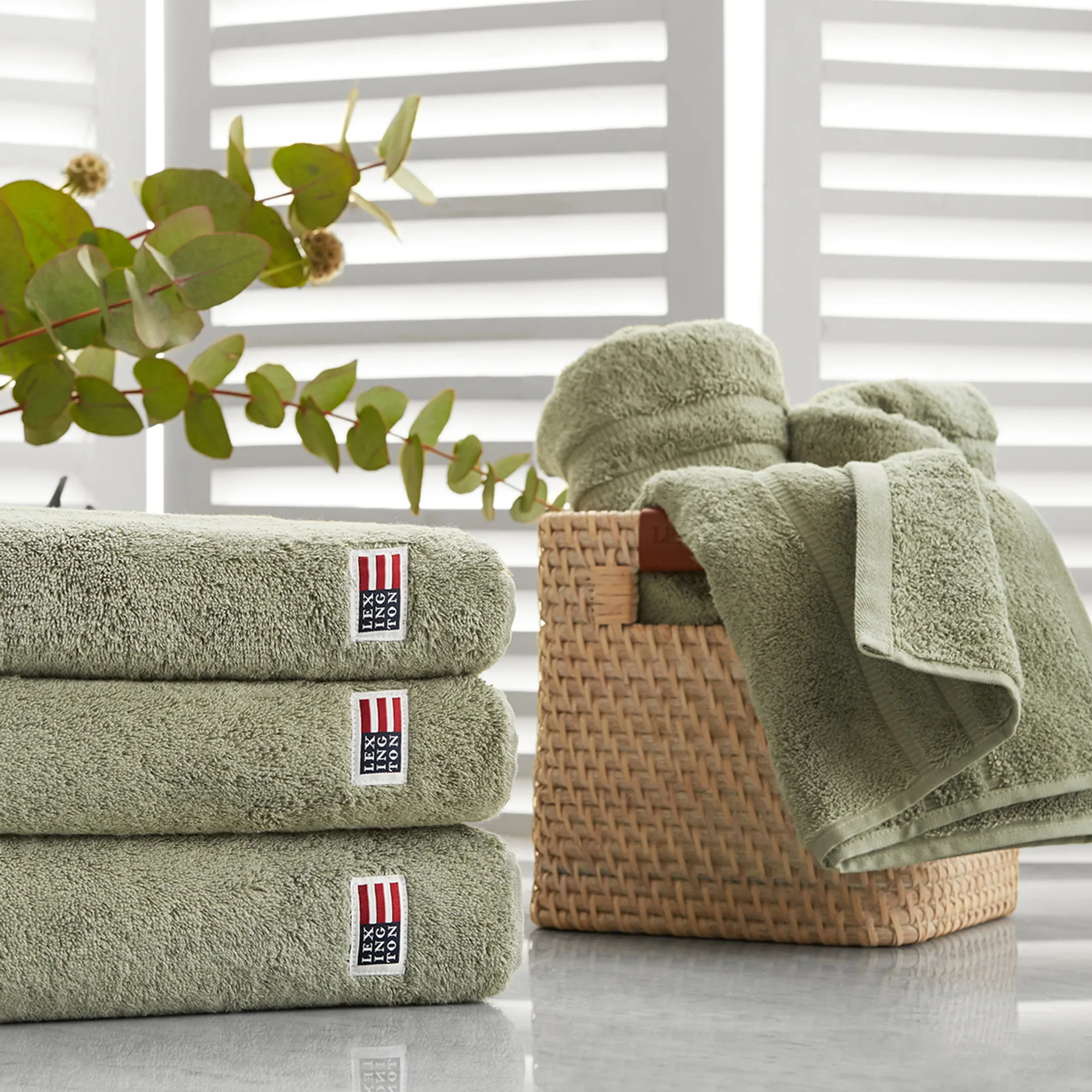 Icons Original badehåndklæde 70x130 cm, Vintage green Lexington