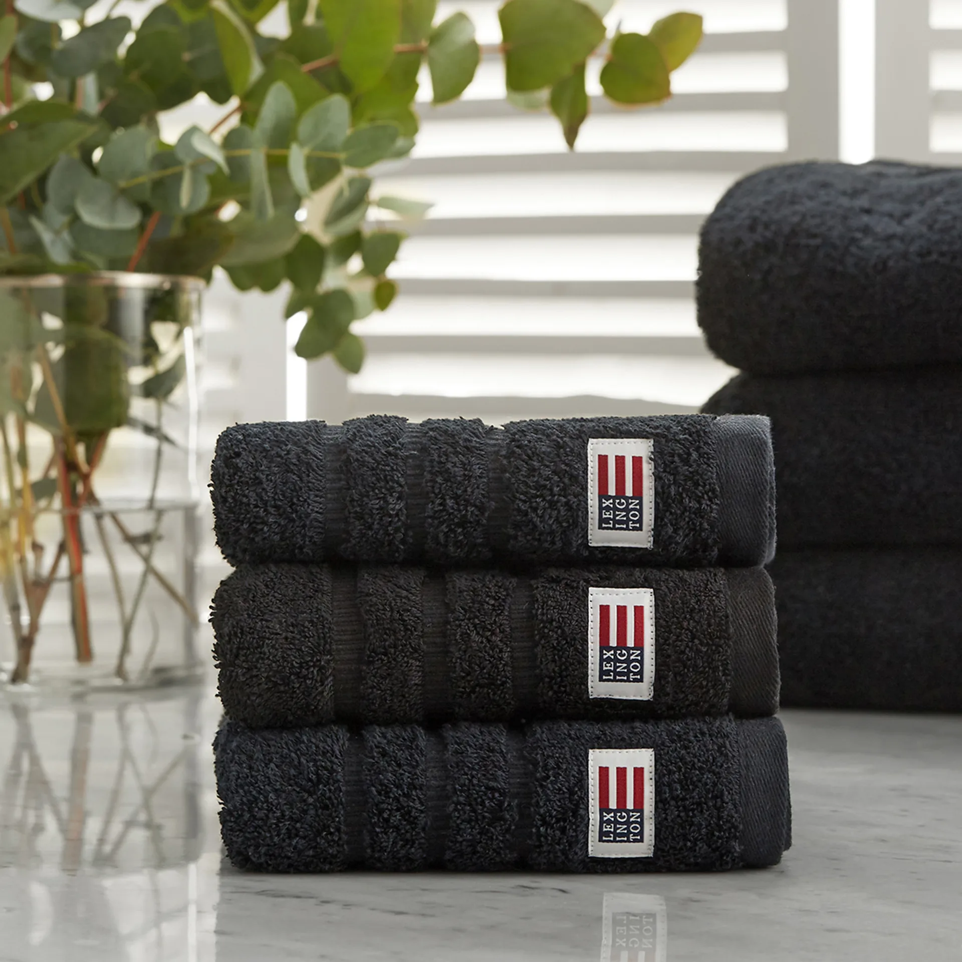 Icons Original håndklæde 50x70 cm, Black Lexington