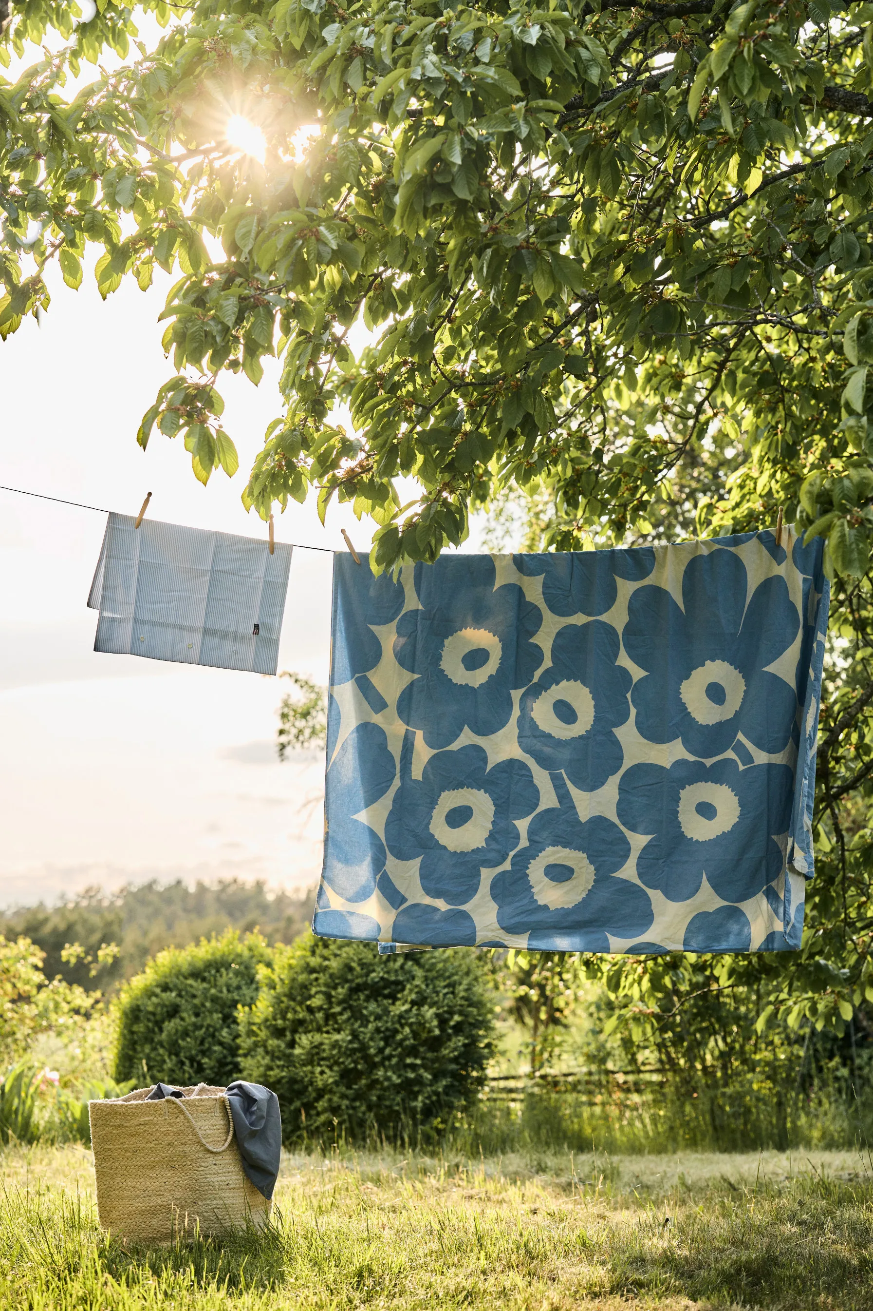 Icons Pin Point pudebetræk 50x60 cm, Blue/White Lexington