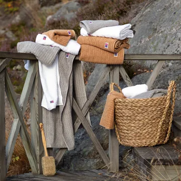 Icons Structured badehåndklæde 100x150 cm - White - Lexington