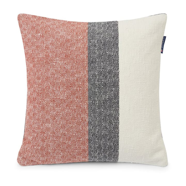 Irregula Striped Cotton pudebetræk 50x50 cm - Copper/Gray - Lexington