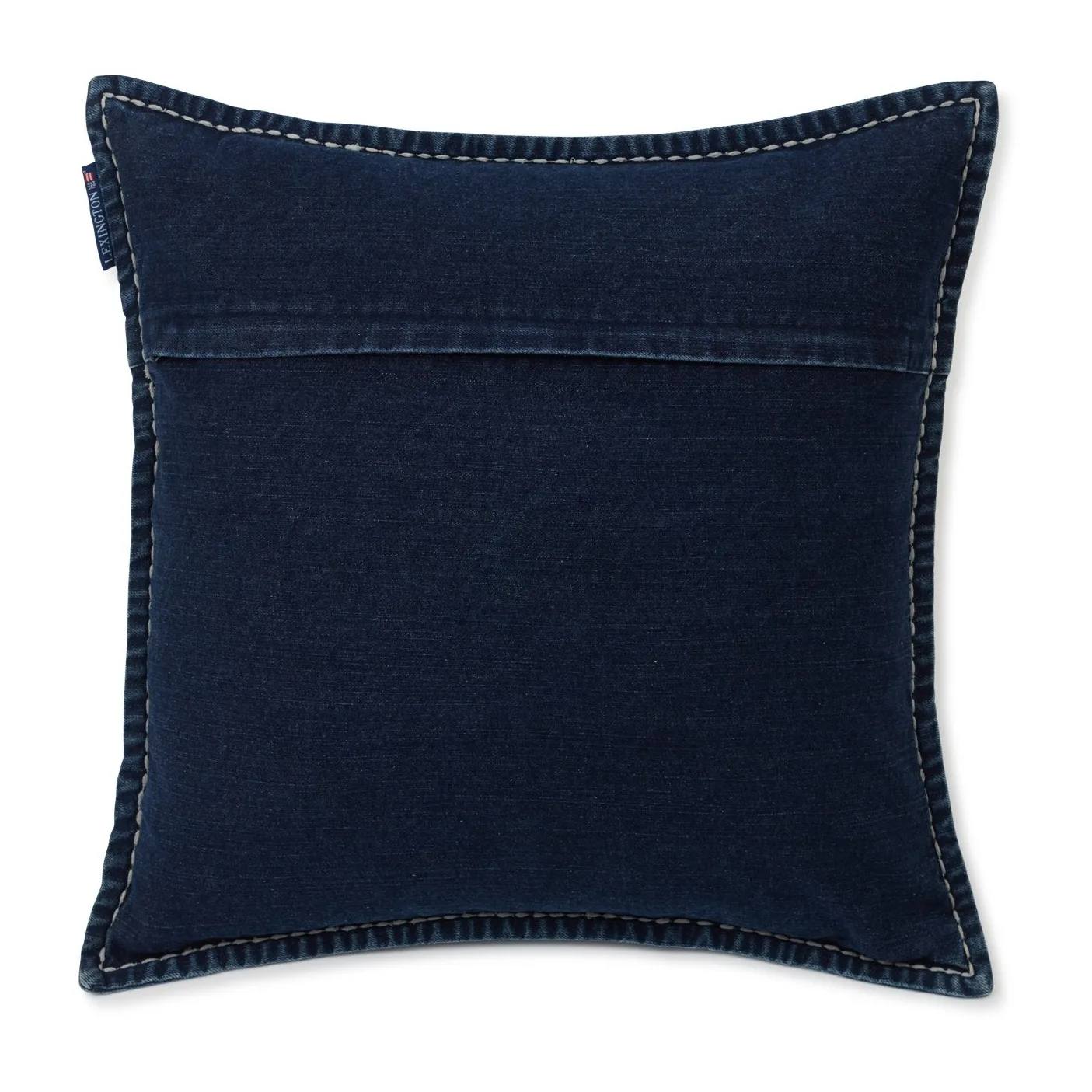 Lazy Days Denim Twill Cotton pudebetræk 50x50 cm, Denim blue Lexington