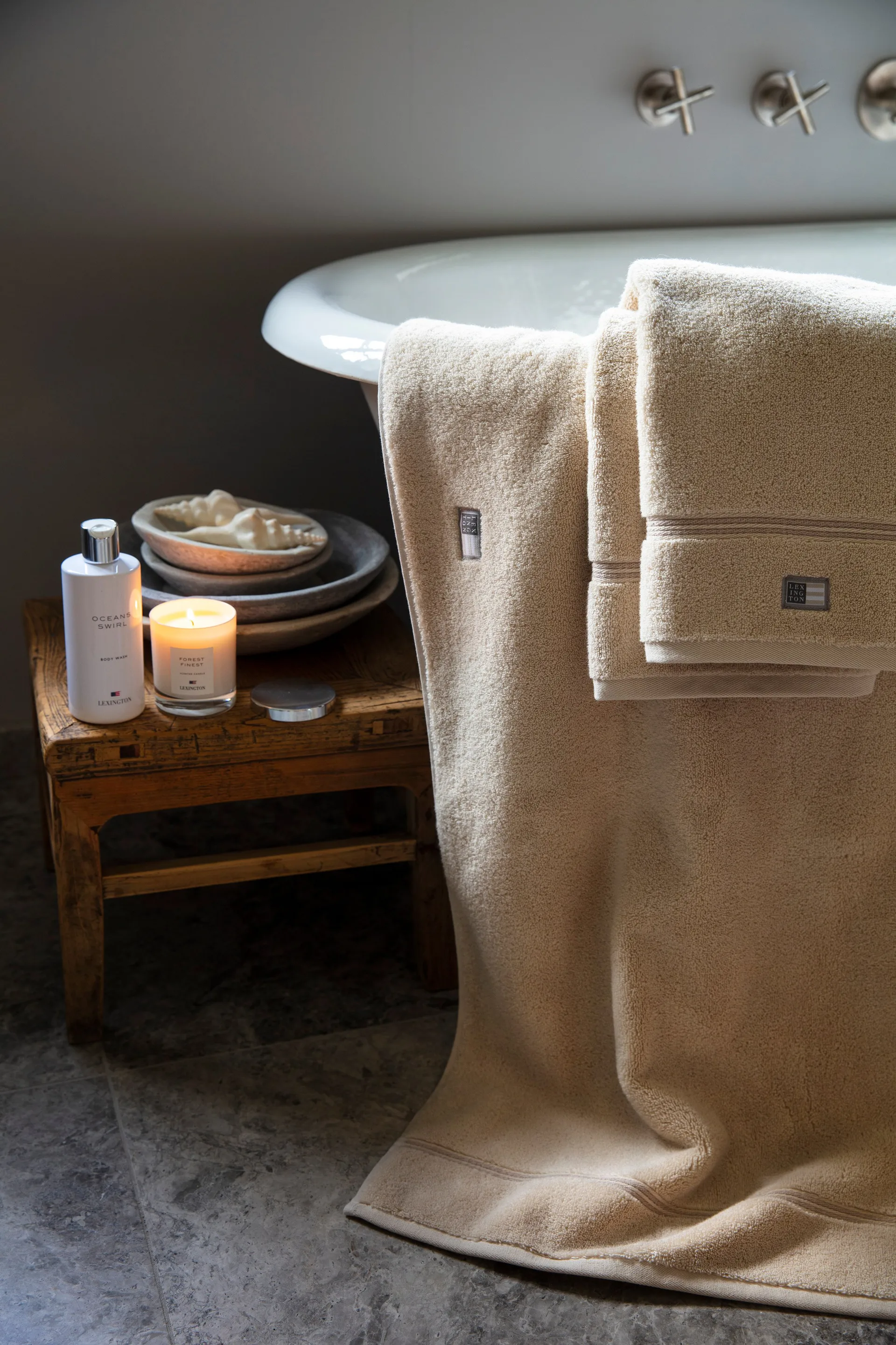 Lexington Hotel håndklæde 50x70 cm, Beige Lexington