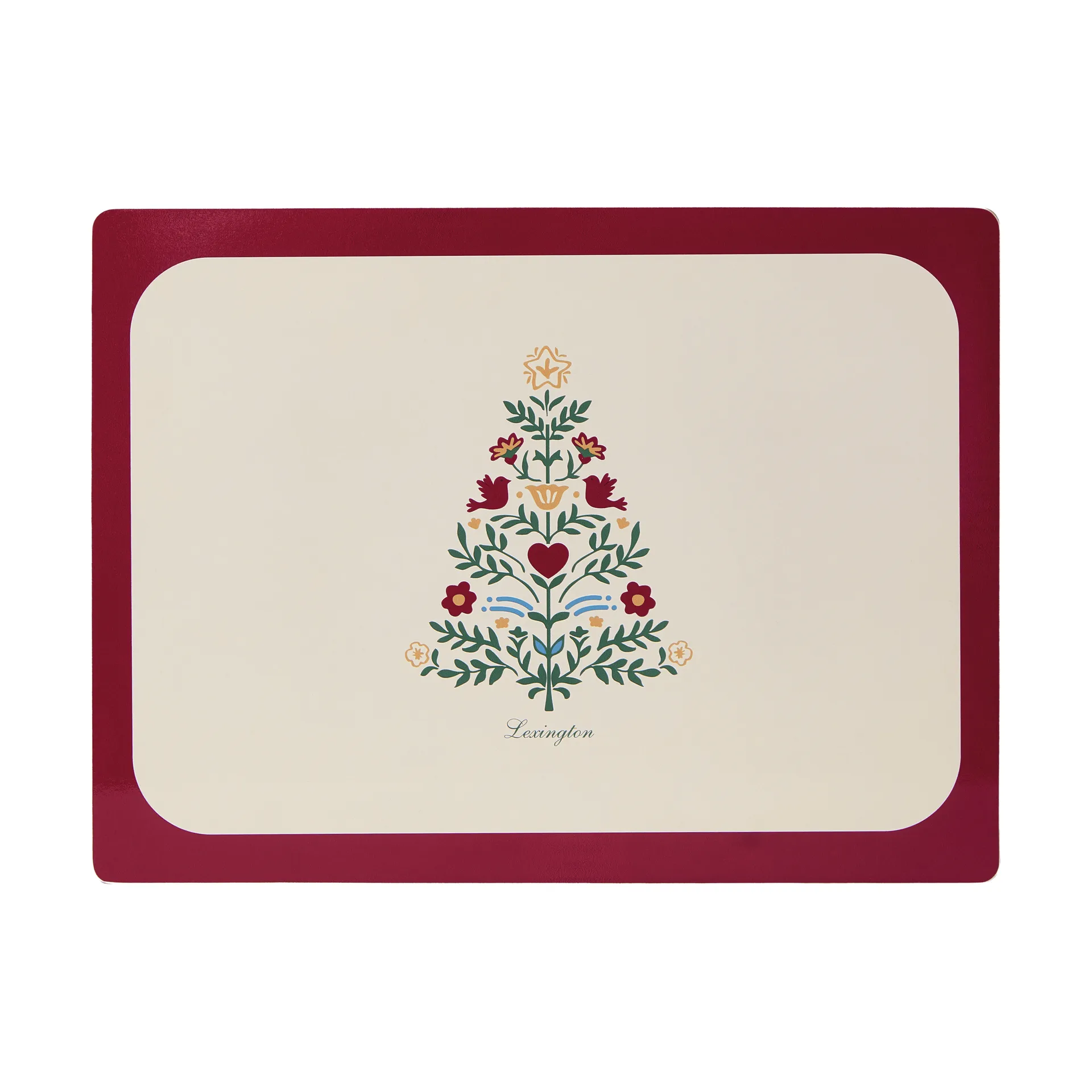 Lexington lamineret dobbeltsidet bordskåner, Red-light beige, 30x40 cm, 2-pak Lexington