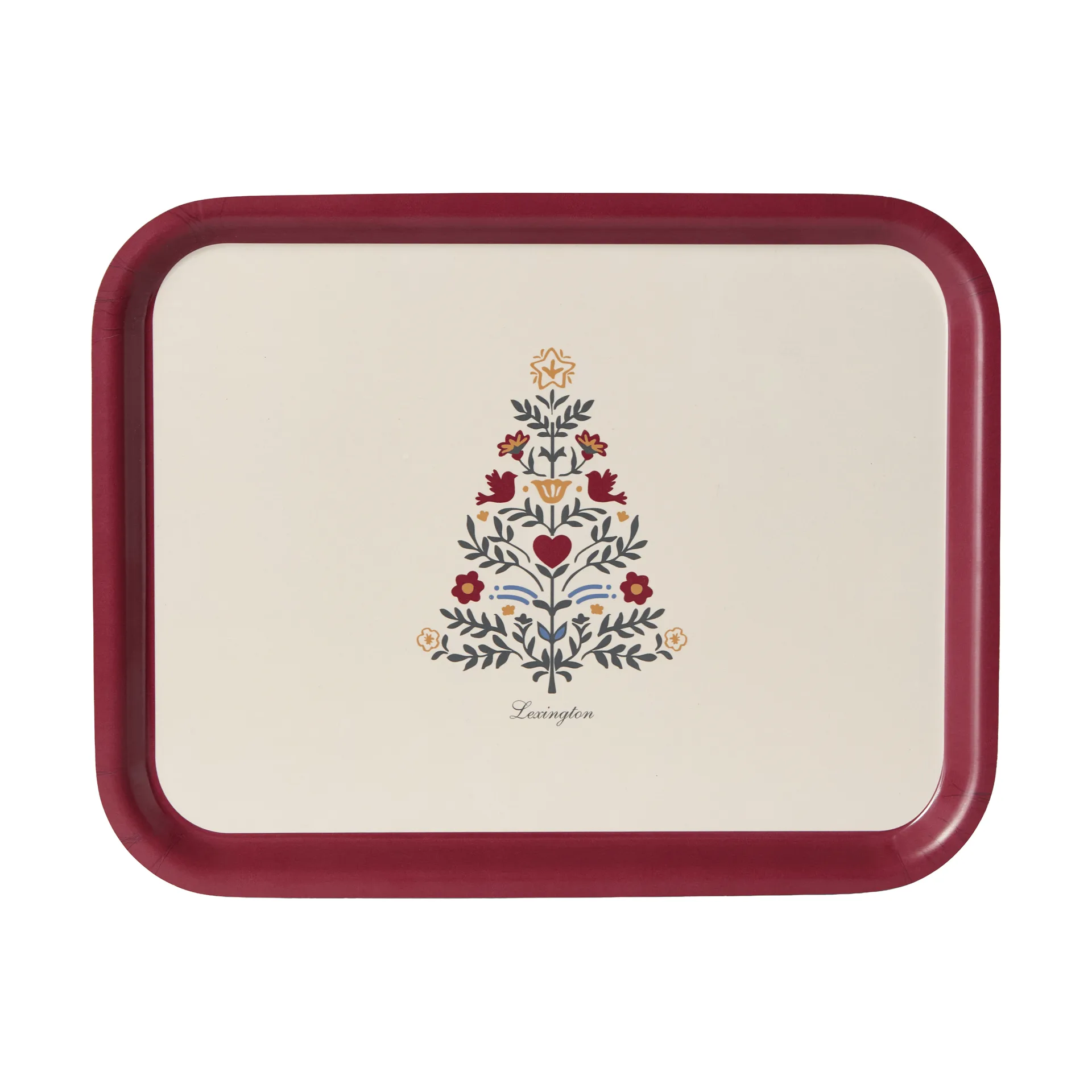 Lexington lamineret serveringsbakke, Red-light beige, 36x28 cm Lexington