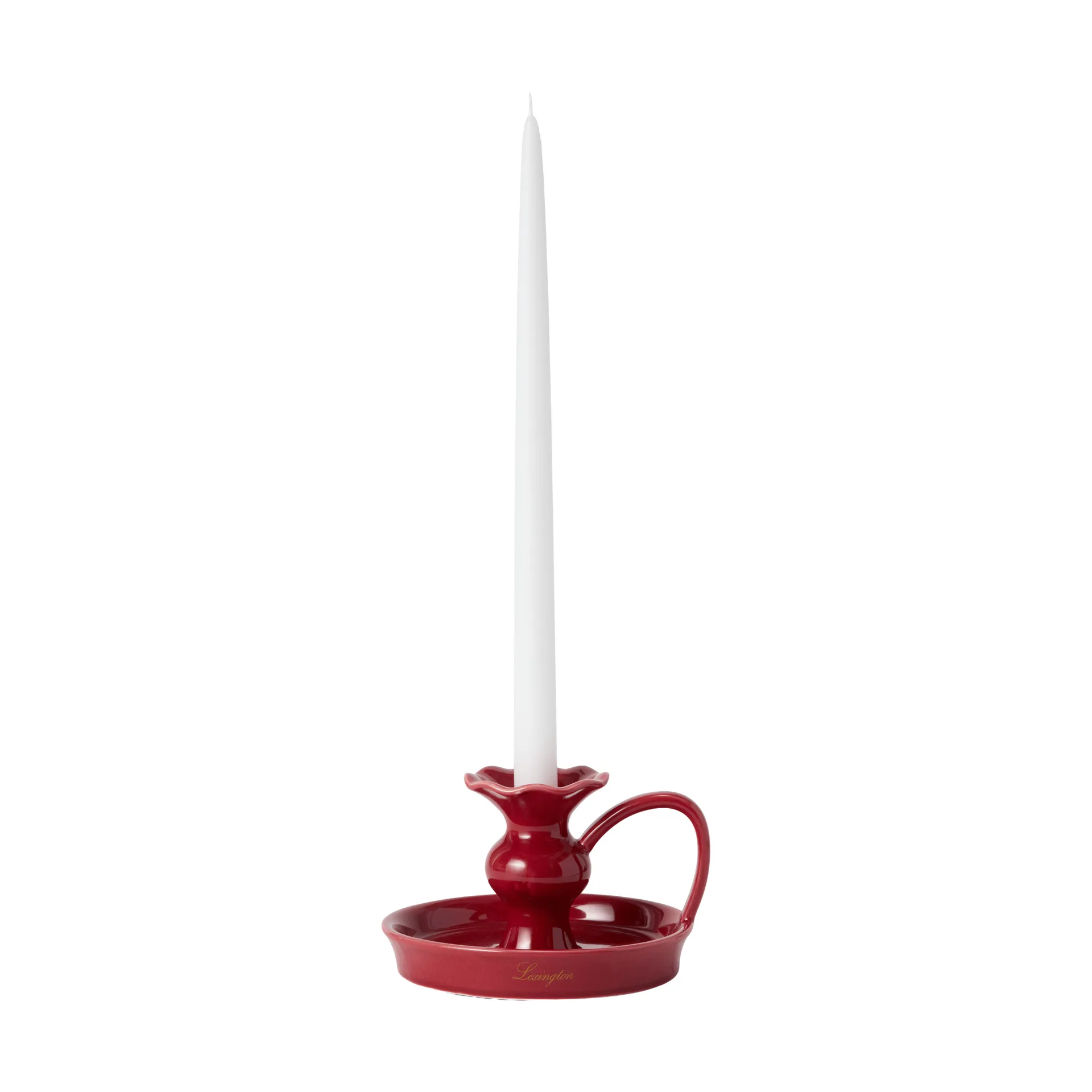 Lexington lav lysestage, Red, 15x14x11 cm Lexington