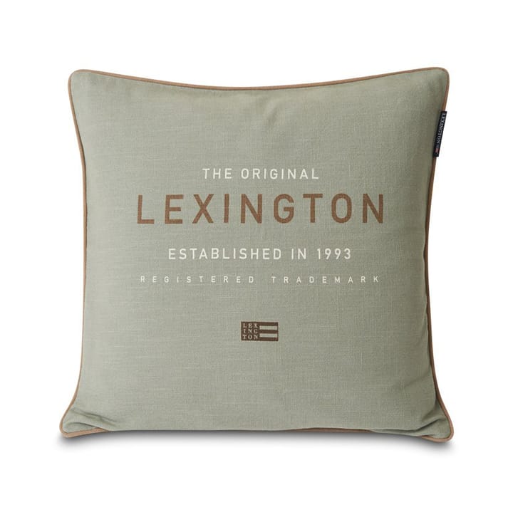Lexington Logo pudebetræk 50x50 cm - Sage green - Lexington