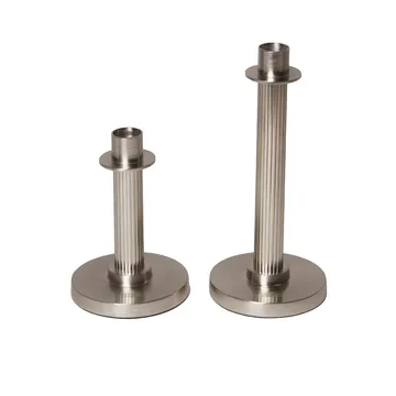 Lexington lysestage striped 13,5 cm - Brass - Lexington