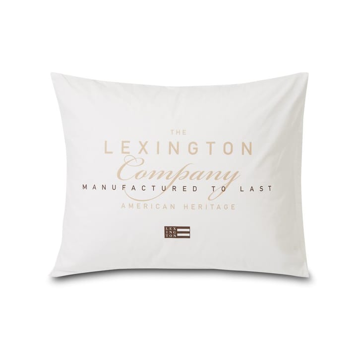 Lexington Poplin pudebetræk 50x60 cm - Hvid - Lexington