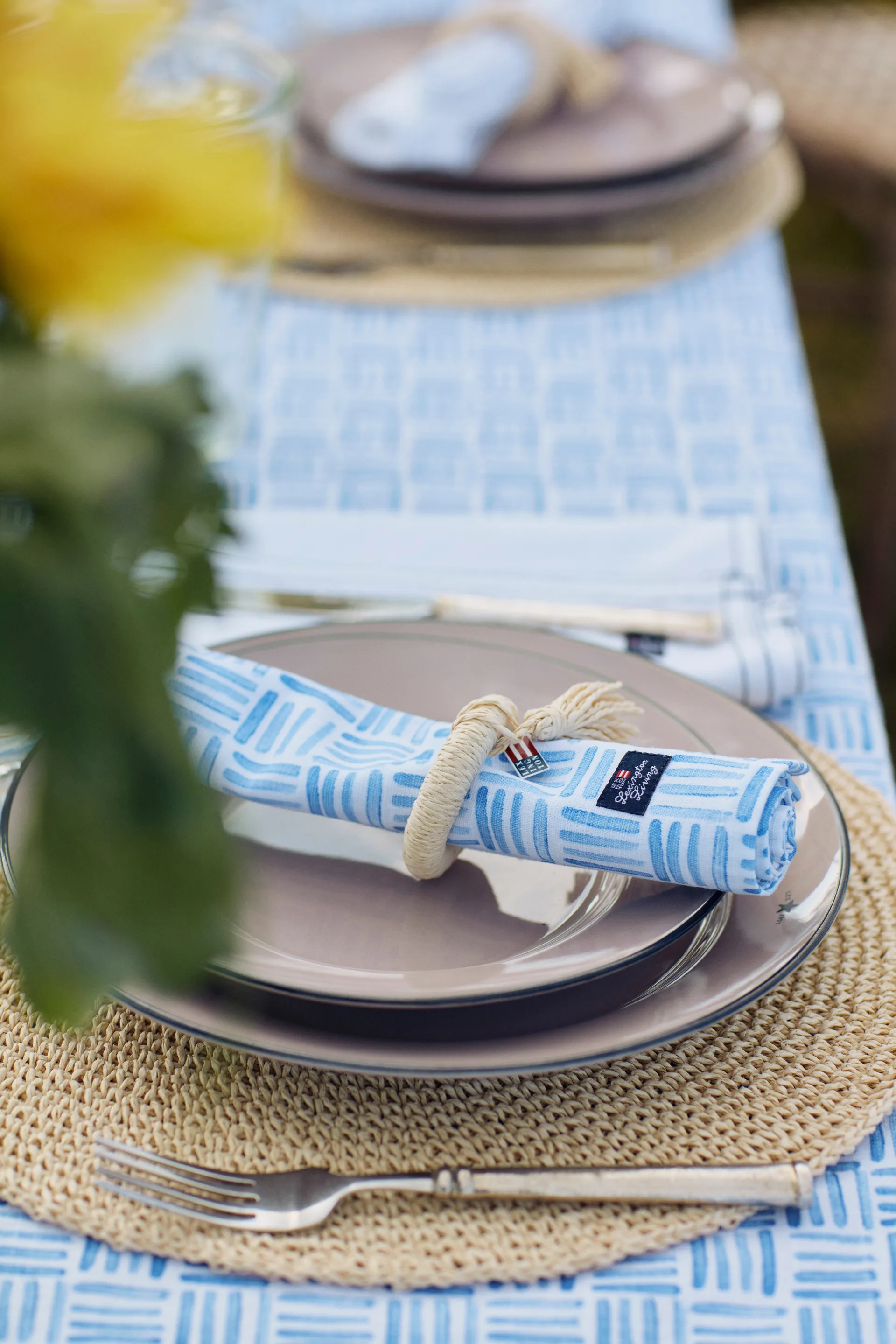 Lexington Recycled Paper Straw servietring, Natural Lexington
