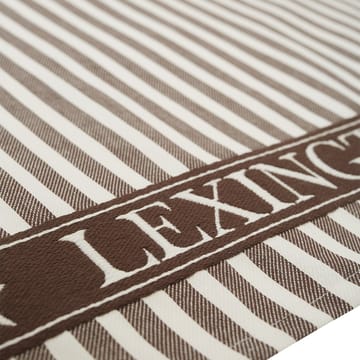 Lexington Striped viskestykke 50x70 cm - Brun - Lexington
