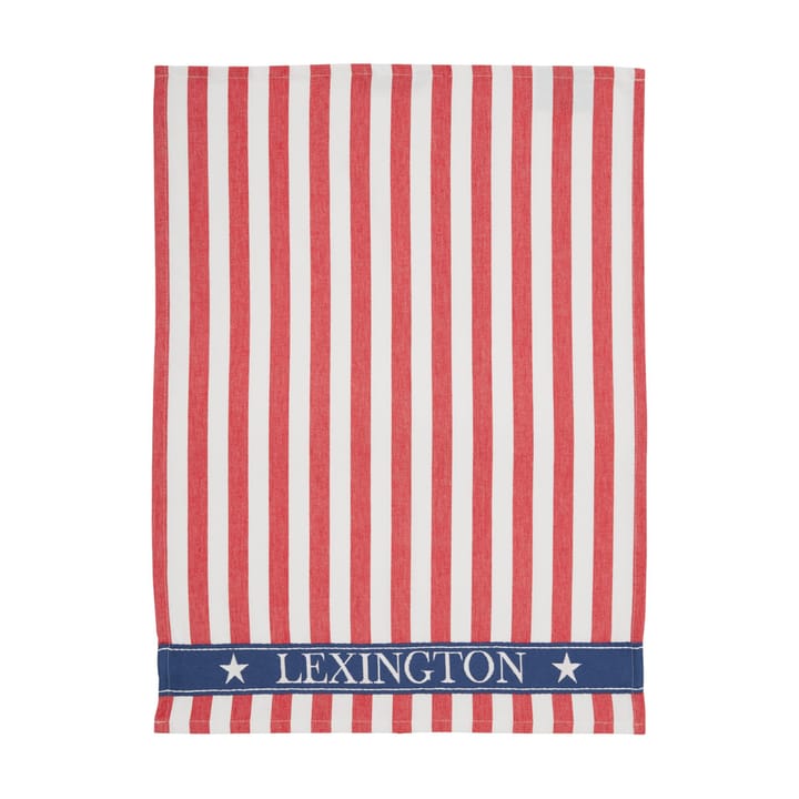 Lexington Striped viskestykke 50x70 cm - Rød - Lexington