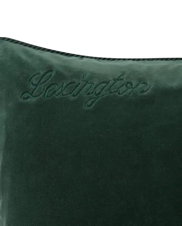Organic Cotton Velvet pudebetræk 50x50 cm - Green - Lexington
