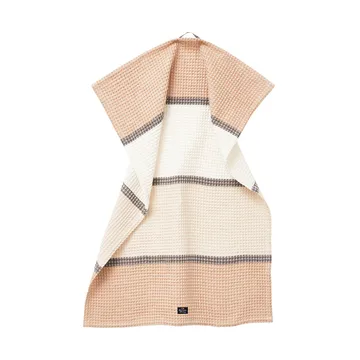Organic Cotton Waffle viskestykke 50x70 cm - Beige - Lexington