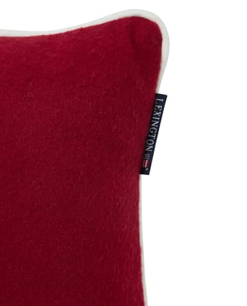 Ornament uldmix pude 30x40 cm - Red-white - Lexington