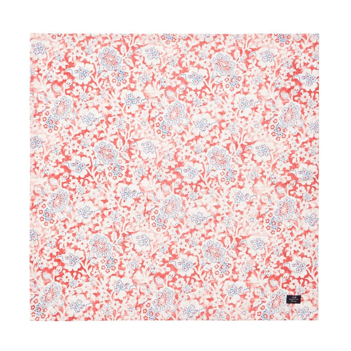 Printed Flowers Recycled Cotton stofserviet 50x50 cm - Koral - Lexington