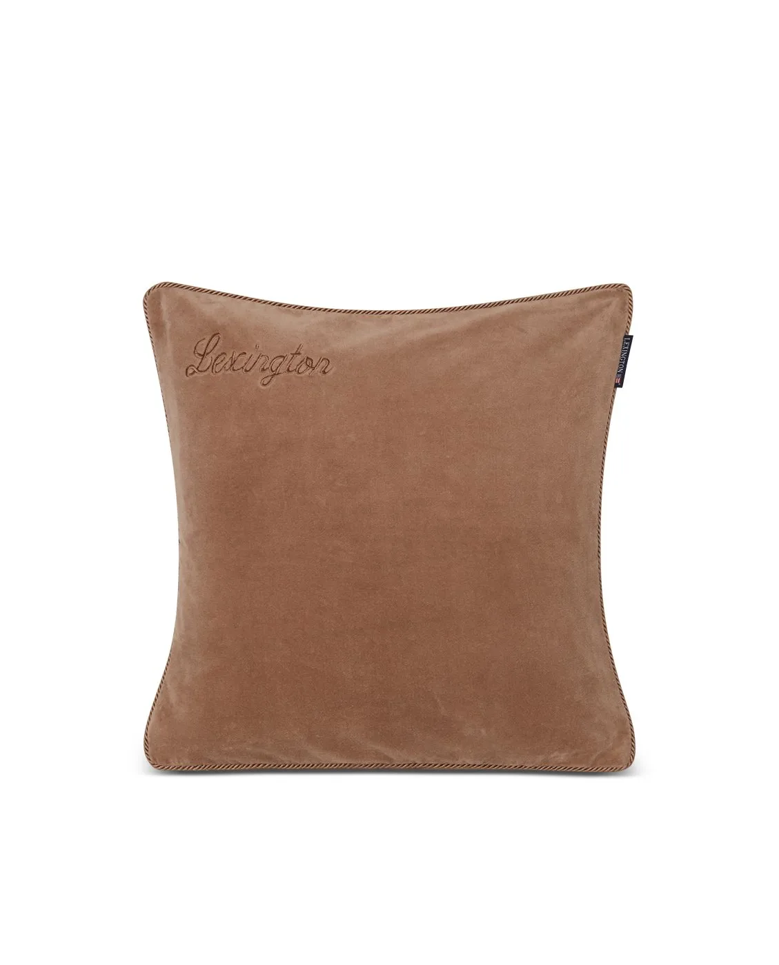 Pudebetræk Økologisk velour 50x50 cm, Beige Lexington