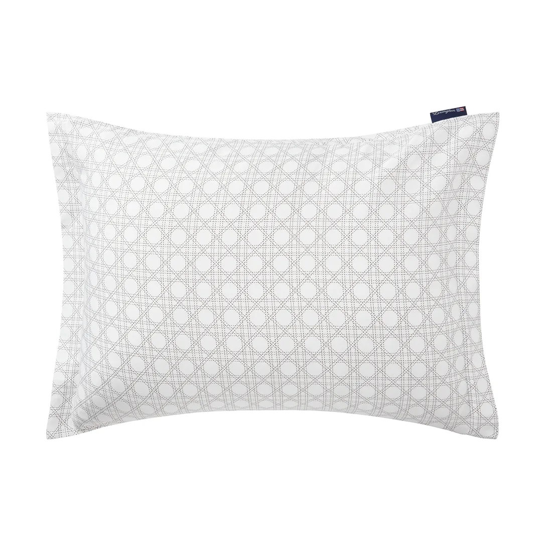 Rattan Printed pudebetræk 50x60 cm, White Lexington