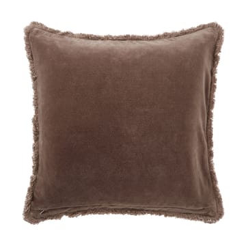 Rattan Quilted Velvet pudebetræk 50x50 cm - Brown - Lexington