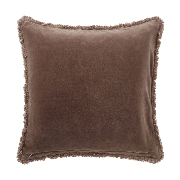 Rattan Quilted Velvet pudebetræk 50x50 cm, Brown Lexington