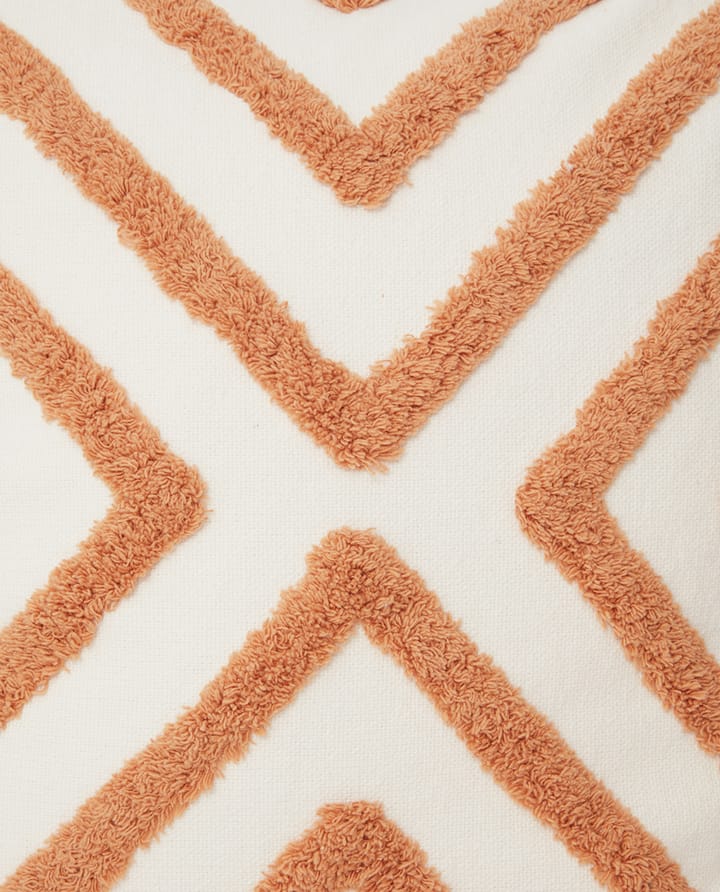 Rug Graphic Canvas pudebetræk 50x50 cm, Hvid/Beige Lexington