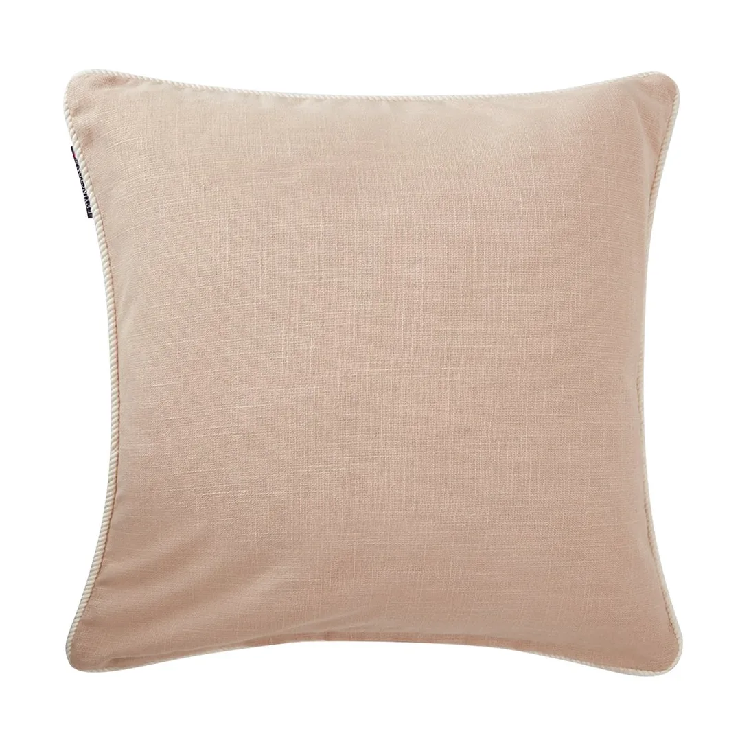 Sea Embroidered Recycled Cotton pudebetræk 50x50, Light beige Lexington