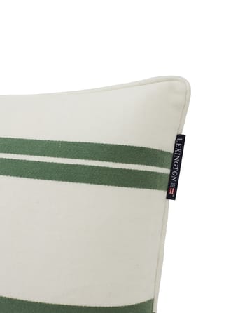 Side Striped pude small 30x50 cm - White/Green - Lexington