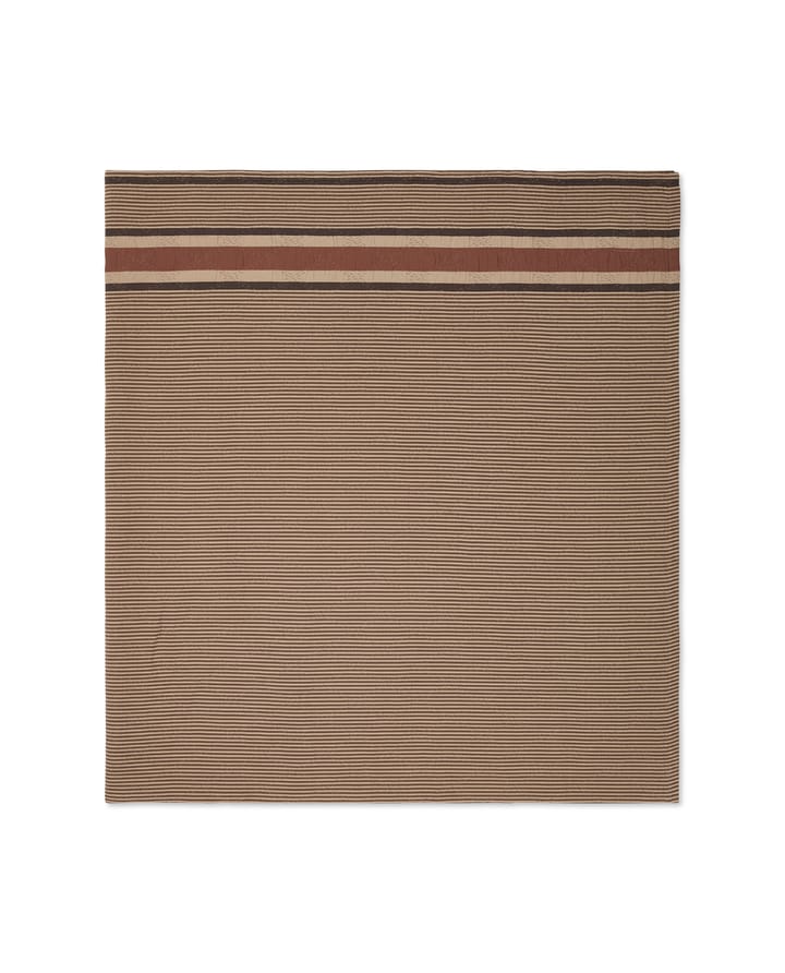 Side Striped Soft Quilted sengetæppe 240x260 cm, Beige Lexington